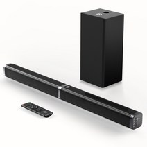 사운드바 tv 스피커 추천 컴퓨터 bomaker 100w 2.1 soundbar subwoofer 홈 시어터 sound system bluetooth soundbar usb, 협력사, 타피오 V, EU 플러그