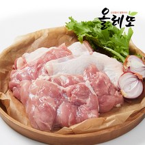 올레또 국내산 얼리지않은 냉장 무뼈 닭다리살 정육 1.8kg, 3팩, 600g