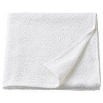 이케아 네르센 바스타올 화이트 55x120cm 면58% 폴리에스테르42%, 1개, 1개