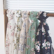 409 탐나요원단 도트 가든 요루 쉬폰 원단, 화이트