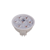 하이큐 LED MR16 할로겐 220V 1.4W GU5.3 주광 전구 적색 녹색 청색 RGB변환, 1개, 주광색