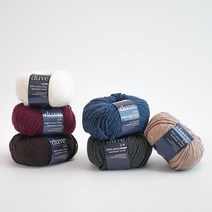 야나 듀베(duve) 메리노울실 메리노울 의류용실 스웨터뜨기 대바늘실추천, 65 플럼믹스