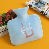 핫팩 난방 방한 복부 따뜻한 배 찜질 물주머니 주머니 겨울 보온팩 800ml 블루, 상세페이지 참조
