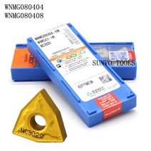CNC 선반 공구 절단 10PCS WNMG080408 PC9030 KORLOY S32T-DWLNR08/DWLNR08, 08 WNMG080404 HS PC9030