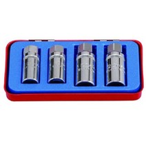 지니어스 스터드리무버소켓세트 12.7mm 규격6/8/10/12mm 4개세트 소켓렌치 비트즙/레드비트/비트가루/당근/비트세제/제주비트/사과/비트주스/비트액체세제/세탁세제, 단일 수량