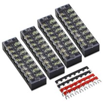 4 PC의 8P 터미널 블록 4 PC를 8P 쇼팅 바 TB1505 연제 구리 터미널 단락 회로 터미널, 보여진 바와 같이, 하나
