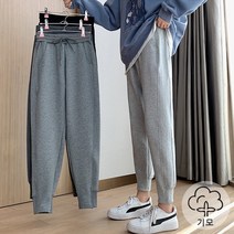 [오늘발송] 스타일아유 아유 여성 밍크 기모 조커팬츠 밴딩 트레이닝 밴딩바지 겨울
