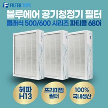 블루에어 500/600 파티클 680i 필터 호환 프리미엄형