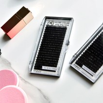 미앤비즈 벨벳 [20줄] 전문가용 속눈썹 연장 재료, 1개, JC컬0.07/9mm