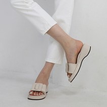 홍대언니 스트랩 웨지힐 뮬슬리퍼 CA22A5327 (5cm)