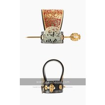 인동당초문 상투관