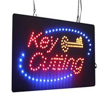 Key Cutting Sign TOPKING Signage LED Neon Open Store Window Shop Business Display Grand Open, 1