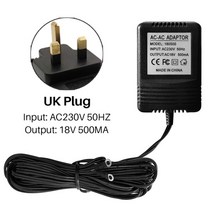 셀프초인종 무선 미니 현관 초인종 18v ac 전원 어댑터 변압기 충전기 eu uk, 영국 플러그, 우리 플러그