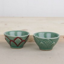 여주공방 작은잔 도자기 다도잔 다기세트 찻잔 미니 죽순모양 청자 3W04A343, 1개, 진사