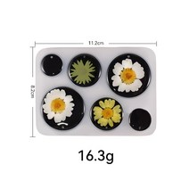 견고한 Polygon Oval Earrings Necklace Pendant Uv Epoxy Resin Mold DIY Keychain Backpack Silicone Jew, 06 6