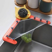 애니멀 음식물 쓰레기 거치대1P+거름망50P 음식물망, 그린