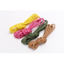 짱패브릭 (5마) NEW) 3mm 오시도리면끈-13 color, 옐로우, 1개