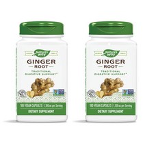 네이쳐스웨이 진저 루트 550mg 비건 캡슐, 180개입, 2개
