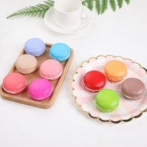 뚱이네봉다리 귀여운 마카롱 모형 인테리어 장식 소품 사진 촬영, 마카롱 7레드