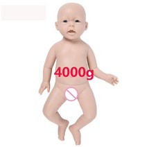 IVITA 100% 전신 실리콘 Reborn Baby Doll Unpainted 미완성 현실적인 인형 Lifelike Newborn DIY Blank Toys Kit, 08 50cm(20inch) Girl