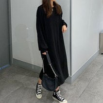 여성 코듀로이 롱 원피스 스플릿 스커트 겨울 판 긴 무릎 구덩이 스트립 두꺼운 부