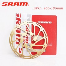 자전거튜닝 부품 악세사리 SRAM 로터 센터라인 160mm 자전거 디스크 브레이크 2 개 203mm Mtb 유압 산악, 10 2PC-Gold-160-180