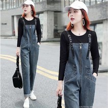 라오농 여자 멜빵바지 점프슈트 데님 청바지 +25d06LL
