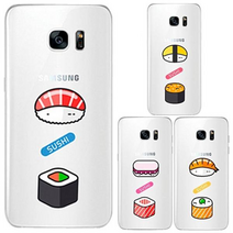 LG G4 오이시 스시 투명 젤리케이스 F500, 새우초밥