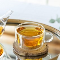 피어몰 이중 유리 일자 찻잔 1p 300ml 음료수 커피 홈카페 티컵, 상세페이지 참조