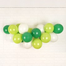 파티짱 벌룬클라우드 DIY 20세트 30세트 생일 파티 할로윈 크리스마스 풍선, 클립KIT_그린20세트