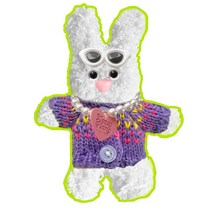 위트렌드 정품 모루인형 모루 실 털인형 키링 부자재 철사 키트 눈 코 재료 만들기 꾸미기, 모루인형F, 1개