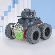 발광 자동차 LED 플래시 관성 지프 자동차 360 ° 회전 4WD 버기 크리에이티브 장난감 자동차 선물, 13