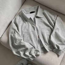 [대박신상!/이중지퍼] 트렌디한 무드 카라 아방 루즈핏 투웨이 지퍼 크롭 집업 4color]미르투웨이집업