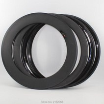 카본 휠셋 디스크 신제품 700C 38 50 60 88mm 로드 바이크 3K UD 풀 카본 파이버 자전거 휠 튜블러 클린, 60mm gloss 3K, 관형