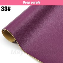 가죽 PU 자체 접착 수정 수리 패치 스틱 온 소파 보조금 패브릭 스티커 스크랩북 소재, 29 Deep purple_02 137x30cm