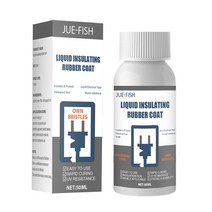 견고한 30/50ml 액체 절연 고무 코트 방수 빠른 건조 실란트 테이프 붙여 넣기 와이어 보드 전자, 01 50ml White