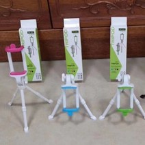 접이식 미니 삼각대 거치대 셀카봉삼각대 스마트폰 거치, 접이식 미니삼각대 블랙