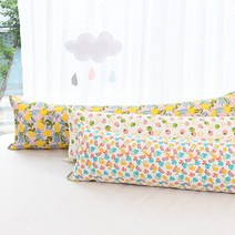 찬미디자인 여름 바디필로우 솜포함, 아이스 인견 트로피칼
