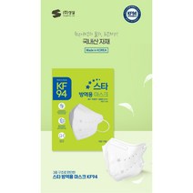 스타 KF94 방역용마스크(블랙/대형) 2D x 100매, 블랙