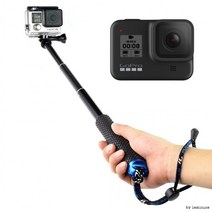 고프로 히어로8 셀카봉 모노포드 셀피스틱 그립 핸들, 블루