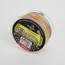 yoshikawa PE-X8 오색 8합사 강력 부드러움 300M 0.8-도미노, 0.8호