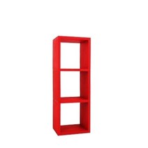 더크린 DIY 1 컬러공간박스3단, 라이트레드