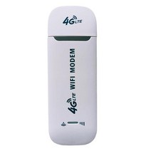 유심 라우터 이동식 와이파이 인터넷 에그 데이터 차량용 데스크탑 pc용 4g lte usb 모뎀 동글 범용 무선, 하얀