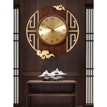 벽걸이 시계 거실 경사 벽면 집들이 선물 개업 궤종, 20인치 이상 철골 프레임 B형
