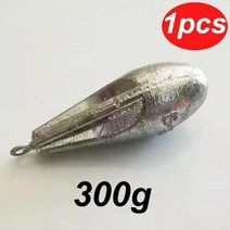해루질 100g-700g 야외 바다 낚시 드롭 물 전환 채널 리드 싱커 반지 디자인 장비 액세서리, 05 300g-1pcs