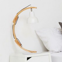 뉴문 우드 스탠드 무드등 조명 LED전구증정(전구색)