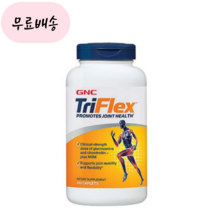 GNC 지엔씨 트리플렉스 240캐플렛 글루코사민 콘드로이친 MSM 80일분 콘드로이틴, 1개, 240정, 240정
