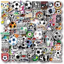 어린이집 남자아이 유치원 운동회 물병 스티커 축구 홈 생일파티 팩, 01=soccersticker_50pcs