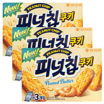 오리온 피넛칩쿠키 192g x 3개, 없음