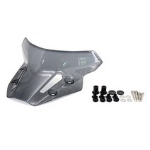 pcx윈드스크린 롱스크린 야마하 mt-09 mt09sp fz-09 fz09 오토바이 액세서리 윈드 디플렉터 용 new 2021 2022 앞 유리 앞 유리, 스모크 블랙